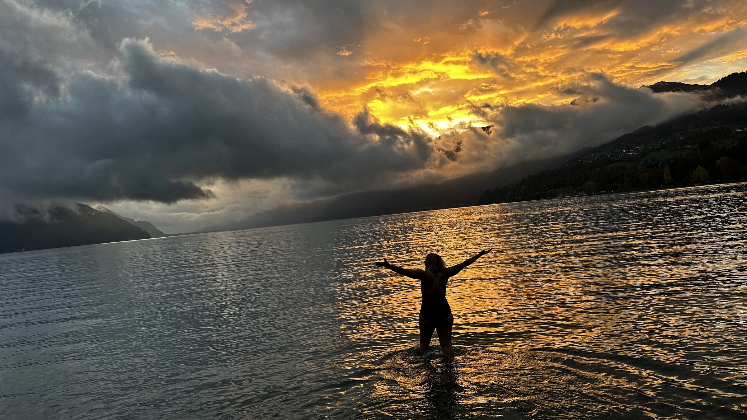 Sonnenaufgang am See